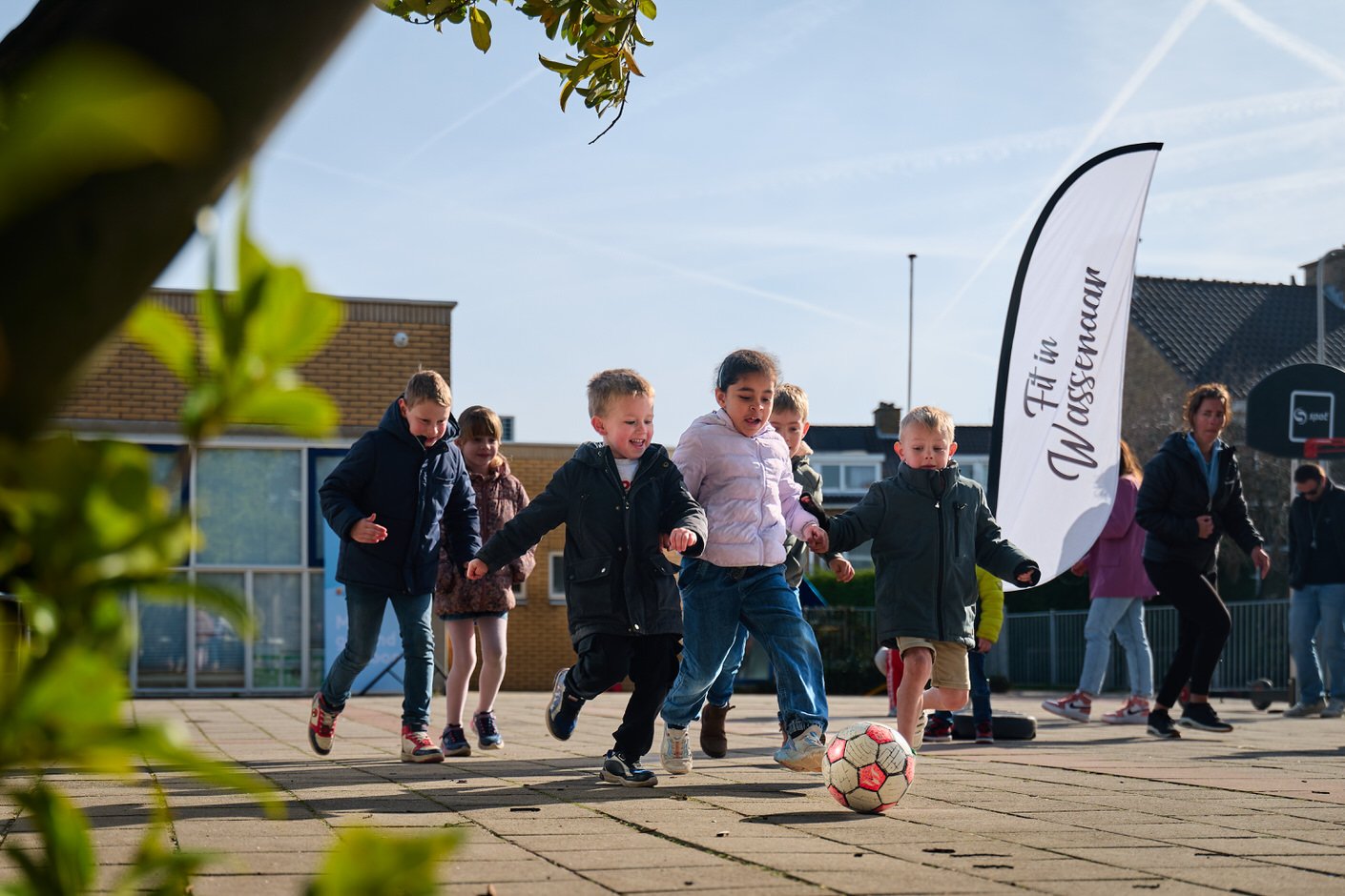 Buitensport actie Jozefschool en St. Jan Baptist Wassenaar